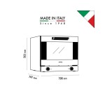 Φούρνος κυκλοθερμικός 4 θέσεων (600x400mm) ALFA 410-2