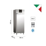 Τυφλή κατάψυξη 700 lt για GN 2/1, inox 304 AXF 700 BT