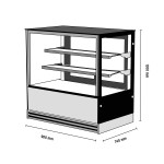 Βιτρίνα συντήρησης Snack - Ζαχαροπλαστικής DELUXE 92 PSV