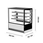 Βιτρίνα συντήρησης Snack - Ζαχαροπλαστικής DELUXE 93 PSV