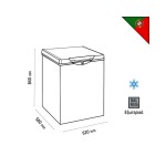 Καταψύκτης Silver 620x580x840mm HC170TS+