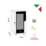 Φούρνος κυκλοθερμικός 16 θέσεων 600X400 απευθείας ψεκασμού με ενσωματωμένο πλύσιμο MKF 1664 BM