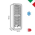 Βιτρίνα κρασιών 2 θερμοκρασιών VINARIUS 62 WHITE