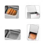 Θερμαντικό hot dog διπλό WE 11