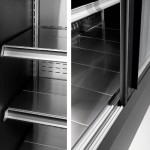 Self service συντήρησης με συρόμενες πόρτες CHAMONIX B200 VIEW 1200 BLACK