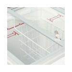 Καταψύκτης με ίσια συρόμενα κρύσταλλα 1750x630x892mm IC551SC