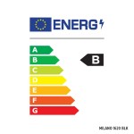 Βιτρίνα συντήρησης τριπλή με ανοιγόμενες πόρτες 1560 lt MILANO 1620 BLK