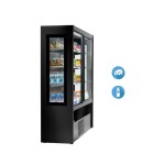 Self service με συρόμενες πόρτες και πανοραμικά πλαϊνά OLIMPO B200 SP VIEW 1000 BLACK