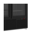 Βιτρίνα συντήρησης διπλή με ανοιγόμενες πόρτες S1300 SC TD SLIM BLACK