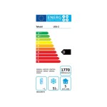 Ανοξείδωτο ψυγείο 2 θερμοκρασιών για 2 GN1/1 με 1 συρτάρι UD1-2