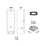 Ψυγείο αναψυκτικών συντήρηση 60x62.4x180.3 εκ iCOLD 40