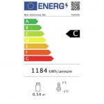 Ψυγείο βιτρίνα συντήρηση επιτραπέζιο λευκό 700678G 42,5x43,5x98 εκ