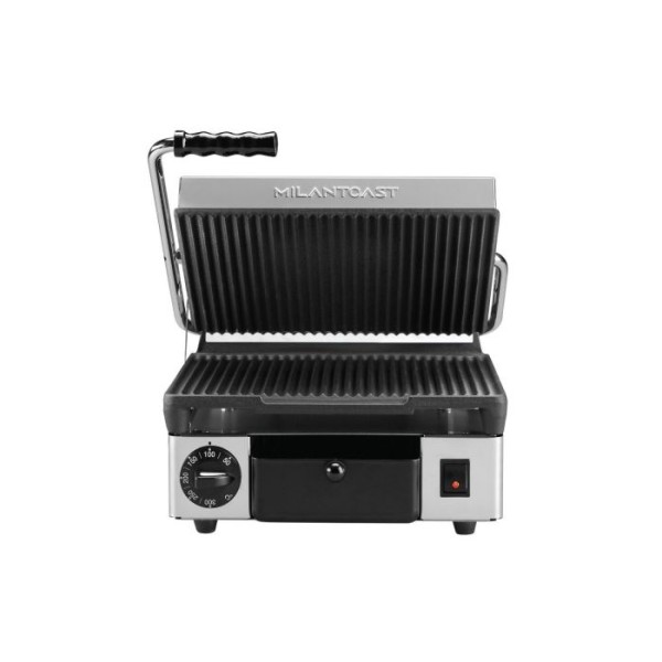 Τοστιέρα μονή ραβδωτή πάνω & κάτω 16000