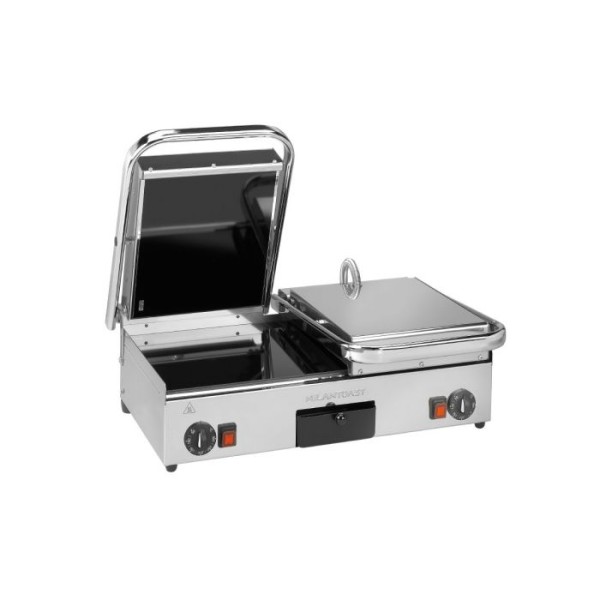 Τοστιέρα διπλή κεραμική λεία 17060