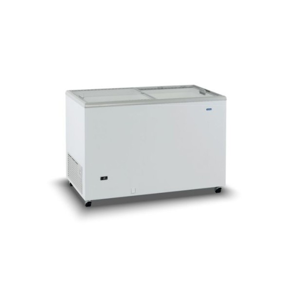 Καταψύκτης με ίσια συρόμενα κρύσταλλα 1280x670x895mm Μετάβαση στην αρχή της συλλογής εικόνων ICE400