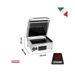 Τοστιέρα μεσαία κεραμική λεία 17010