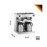 Μηχανή καφέ φίλτρου διπλή 190184 | Contessa Duo