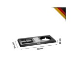 Tea station μαύρο γυαλιστερό για 1 κανάτα 200120 | 1145SH