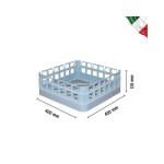 Καλάθι ποτηριών 40x40cm 908926