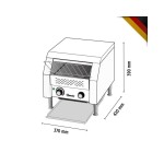 Φρυγανιέρα αλυσίδα A100205 | DLT150-1