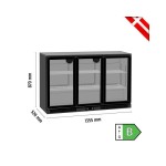Βιτρίνα συντήρησης Back Bar με συρόμενες πόρτες 300lt DB301S-3