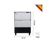 Παγομηχανή για παγάκια Nugget 270Kg IQN 240