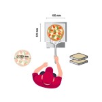 Φούρνος πίτσας διώροφος 2 x Ø35cm FP66 R 550x498x380(h)mm