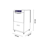 Πλυντήριο ποτηριών-πιάτων για καλάθι 50x50cm N700LX T400