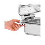 Chafing Dish για GN2/3 με soft close & παράθυρο ελέγχου 500847