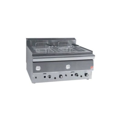 Φριτέζα αερίου επιτραπέζια 8+8 lt 72x63x34 εκ PN-FR 260